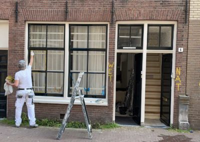 Benedenverdieping schilderen in Amsterdam